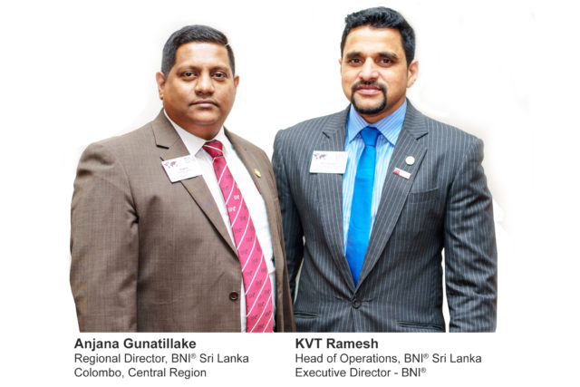 Anjana Gunatillake KVT Ramesh BNI Sri Lanka Directors