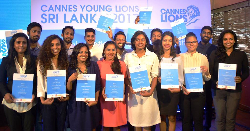 14 Sri Lankan representatives for Cannes Lions 2017 including the winners of the Young Lions Competition, Young Marketer, Roger Hatchuel Academy and the Michael Konig Young Journalist Bursary - Young Journalists