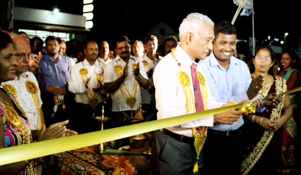 Clarion Energy -Jaffna branch opening-Cutting ribbon by MD of Clarion