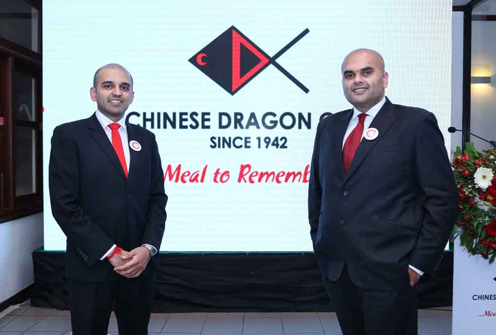 L_R Mr. Naishadh Udeshi - Managing Director of Chinese Dragon Café and Mr. Saurabh Udeshi Director of Chinese Dragon Café  at the event.