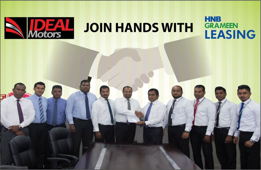 HNB Grameen signs MoU with Ideal Motors
