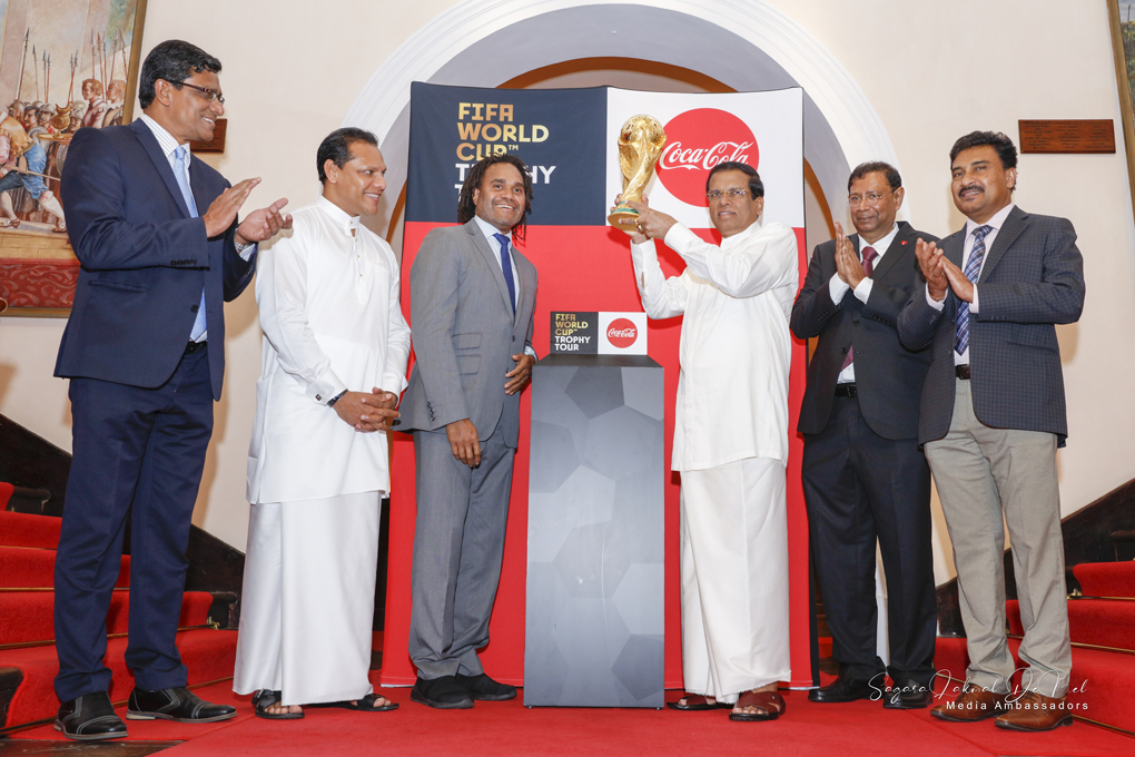 FIFA World Cup™ Trophy Unveiled by His Excellency the President of Sri Lanka