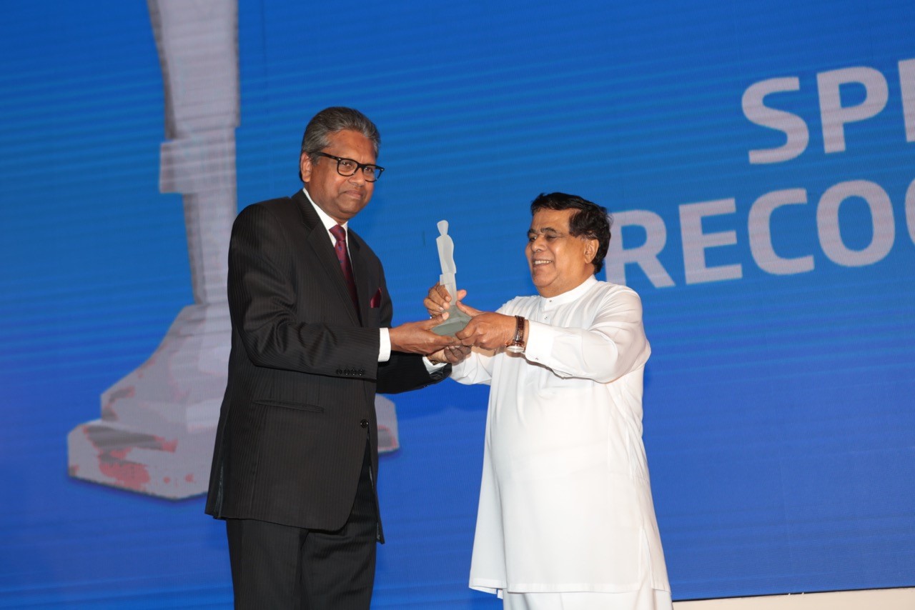 BT TOP 30 Award presented to Dr. Harsha Cabral PC, Chairman TOKYO CEMENT GROUP by Hon Nimal Siripala de Silva, Minister of Transport & Civil Aviation BT TOP 30 Award presented to Dr. Harsha Cabral PC, Chairman TOKYO CEMENT GROUP by Hon Nimal Siripala de Silva, Minister of Transport & Civil Aviation