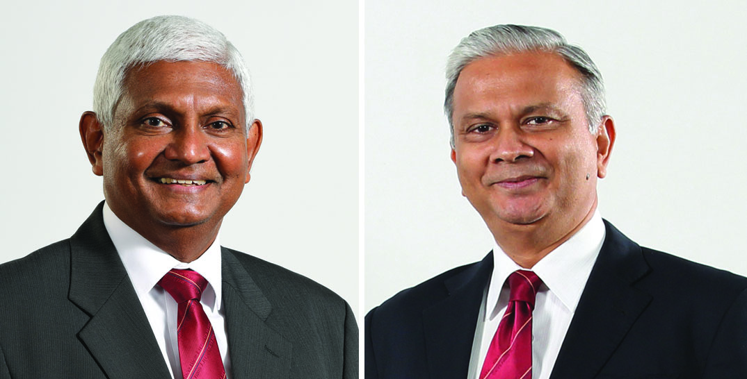 Chairman Mr R Renganathan and Managing Director CEO Mr Thushara Ranasinghe