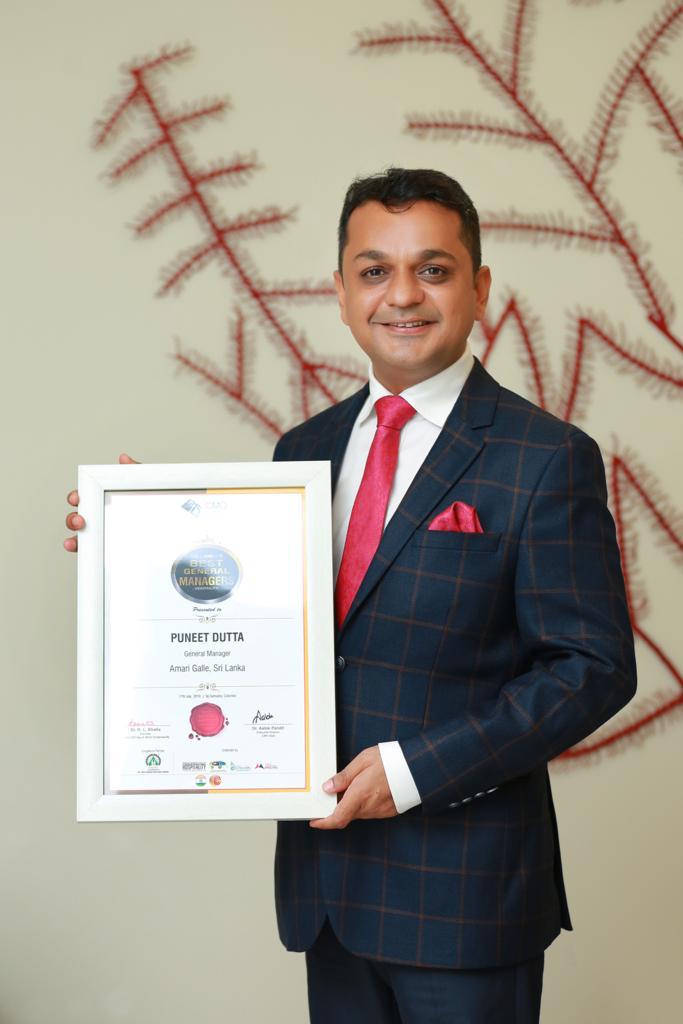 Sri Lanka's Best GM Award - Puneet Dutta Amari Galle