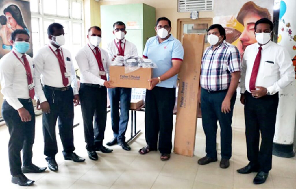HFNC donation to Kuliyapitiya hospital (1)