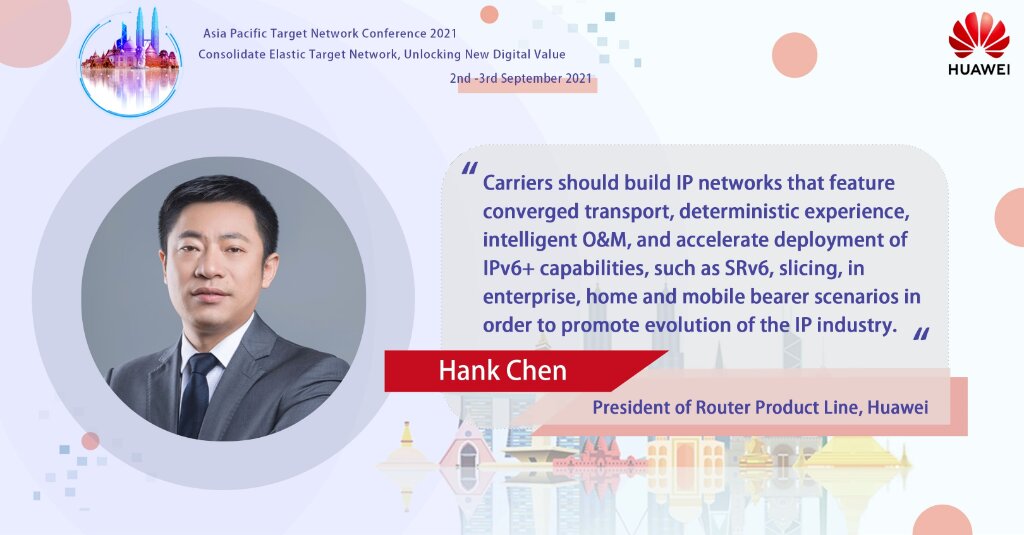 Hank Chen, President of Router Product Line, Huawei
