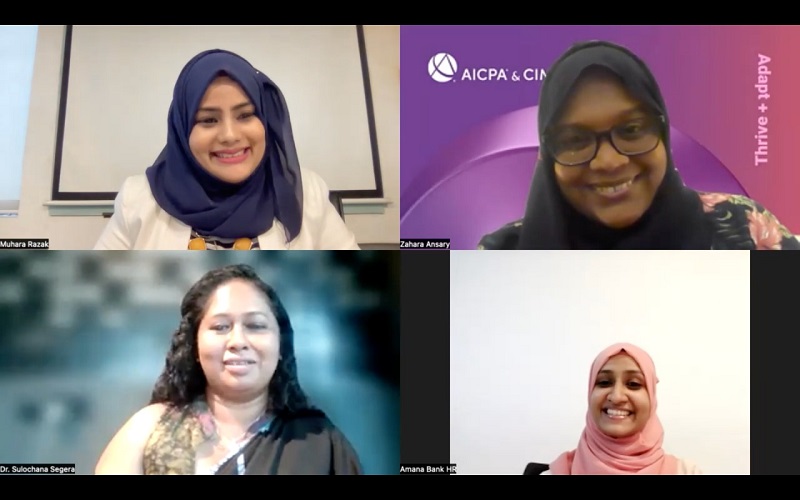 Moment from virtual panel discussion