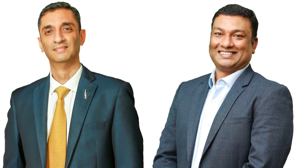 Mayank Arora, outgoing Managing Director and Deepak Senthil, newly appointed Managing Director f