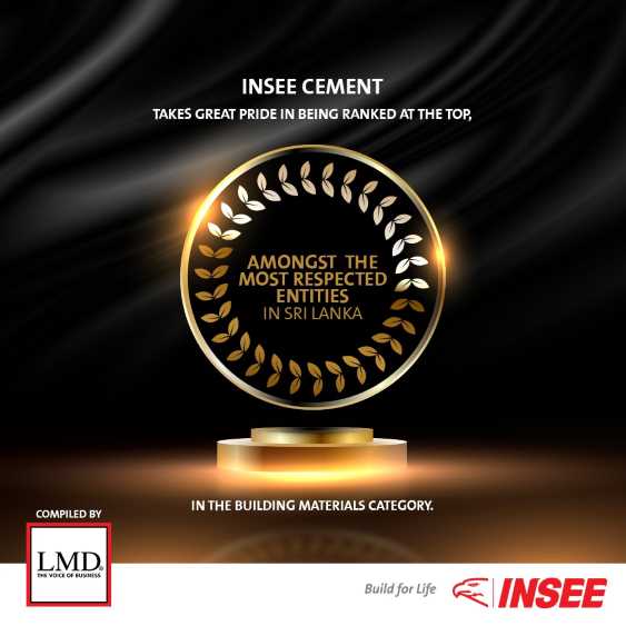 Approved -INSEE Cement Ranked Amongst LMDs Most Respected Entities Once Again (LBN Fill)