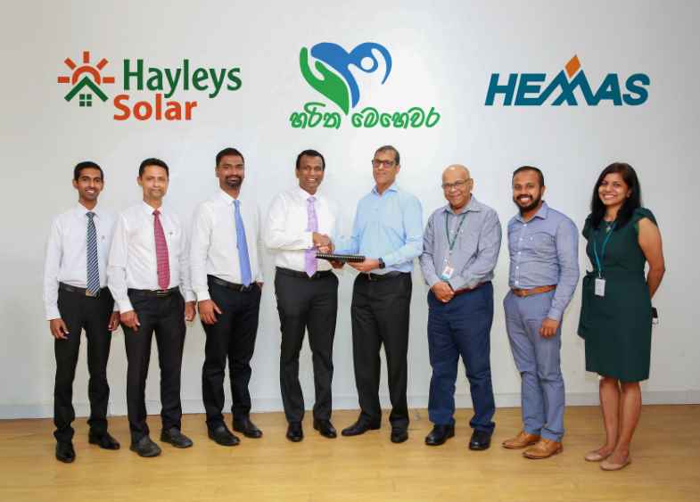 Partnership signing between Hemas and Hayleys Solar (LBN)
