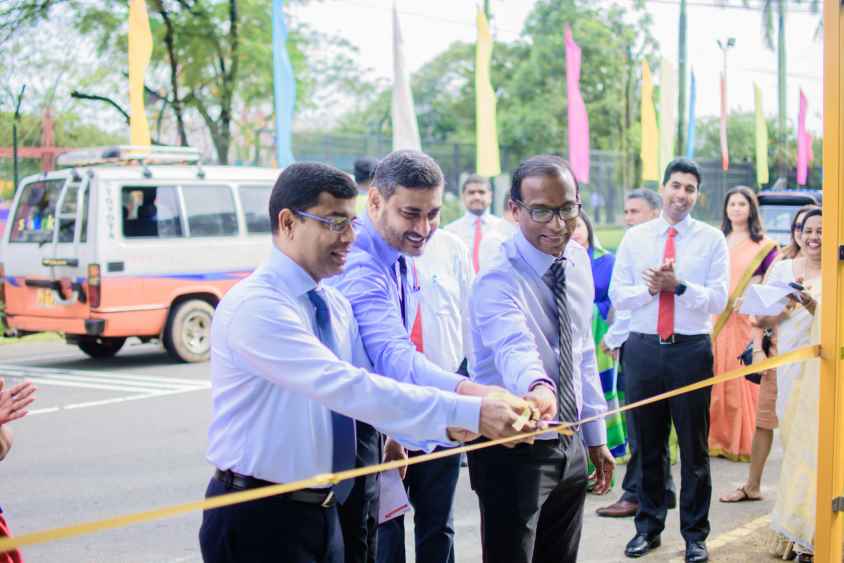 1. CEO of MAS, Suren Fernando opened a renovated bus halt in Horana, close to the Bodyline facility. (LBN)