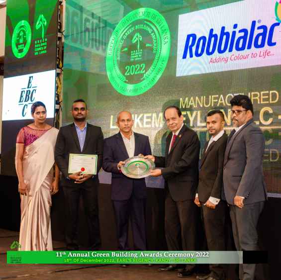 Robbialac Awarded Green SL ® Labelled Product Certification (LBN)