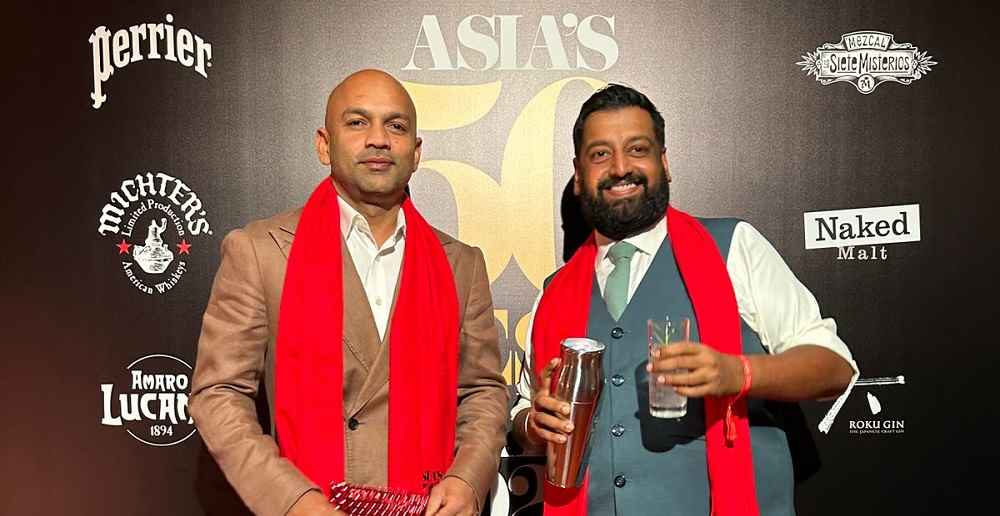 LAHIRU AND DON RANASINGHE IN HONG KONG AT THE AWARDS (LBN)