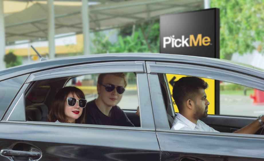 Travellers leaving airport with PickMe (LBN)