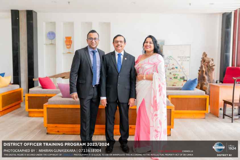 Photograph 2 District Trio (Left to Right) Niroshan Nadarajah(DTM), Mahinda Karunakara(DTM), Ganga Fernando(DTM) (LBN)