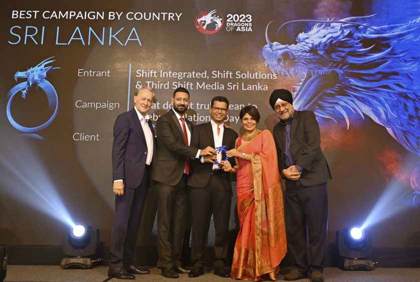 Image 1 - The Agency Team accepting the award at Dragons of Asia (LBN)