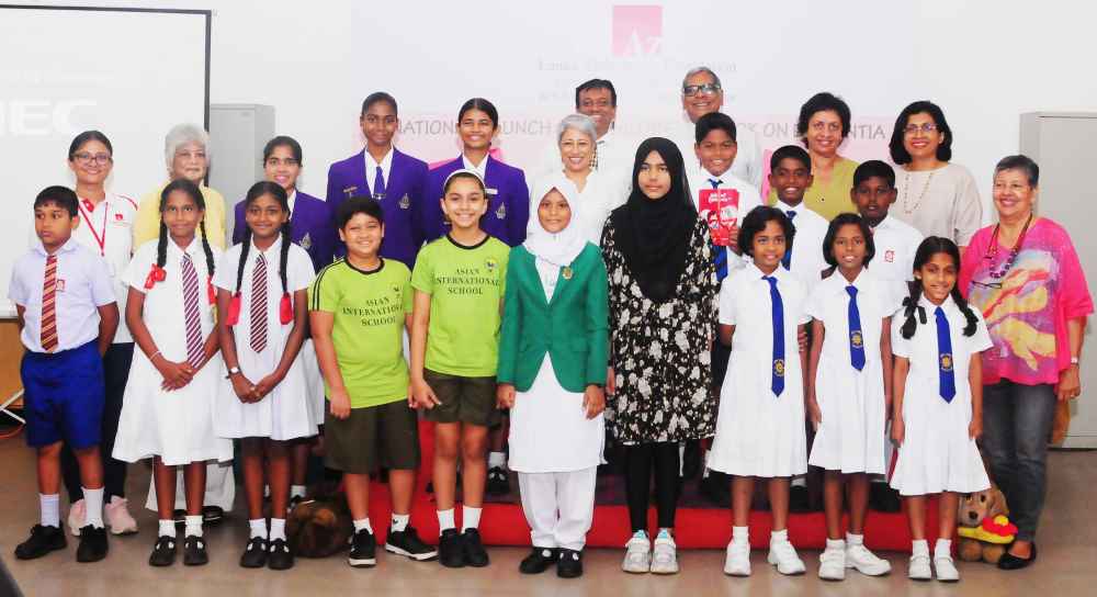 1.Schoolchidren attending the launch of the LAF Children's Book on Dementia together with LAF Directors (LBN) 1.Schoolchidren attending the launch of the LAF Children's Book on Dementia together with LAF Directors (LBN)